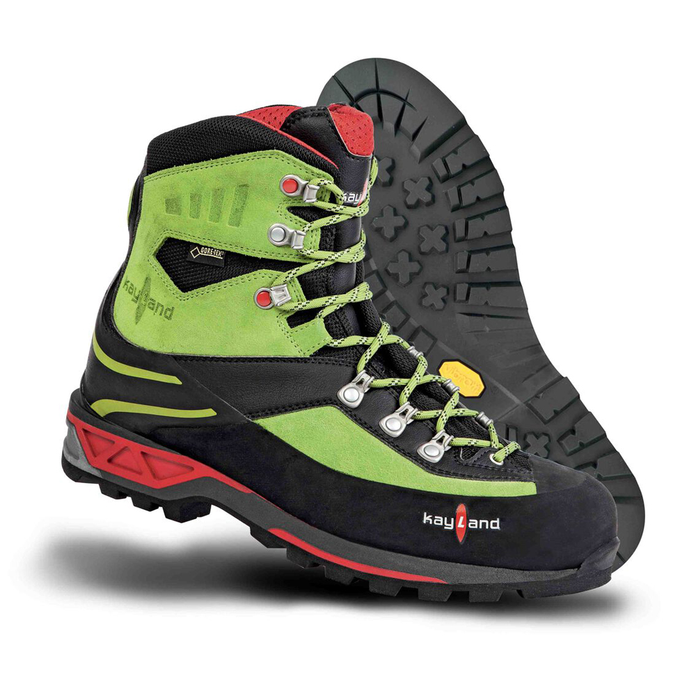 Vibram Sole Kayland Apex Rock GTX Erkek Yürüyüş Ayakkabısı Yeşil/Siyah,VE6491073